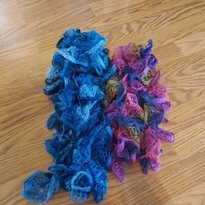 Two infinity scarfs